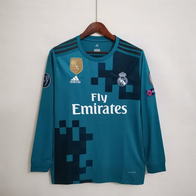 REAL MADRID RETRO 2017/2018 THRID KIT - Long Sleeve